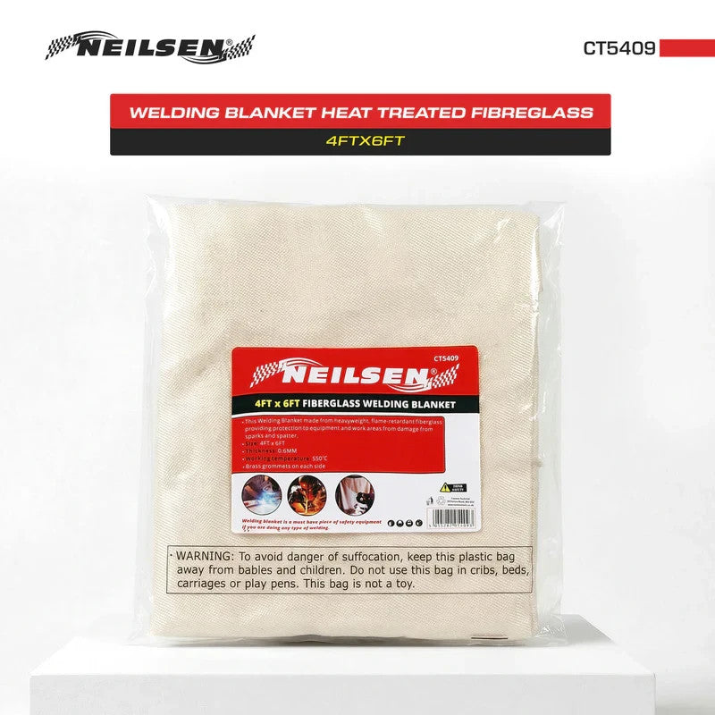 NEILSEN 4ft x 6ft Heat Resistant Welding Blanket