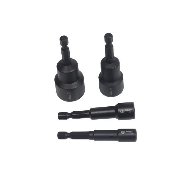US PRO 14PC 1/4" Hex Magnetic Impact Nut Driver Set Metric 6-19MM