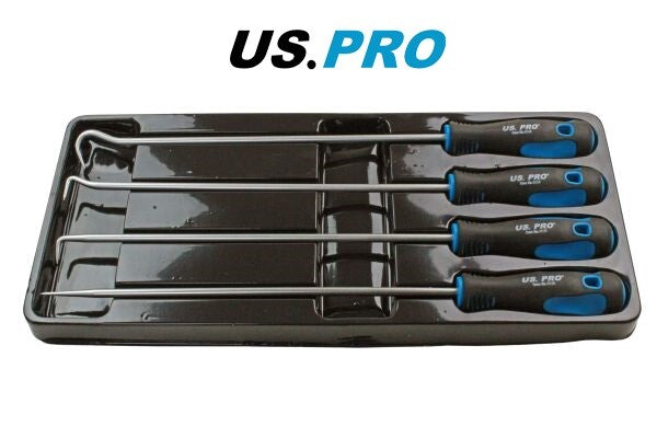 US PRO 4PC LONG PICK & HOOK SET (380MM) - SBW Trading Limited