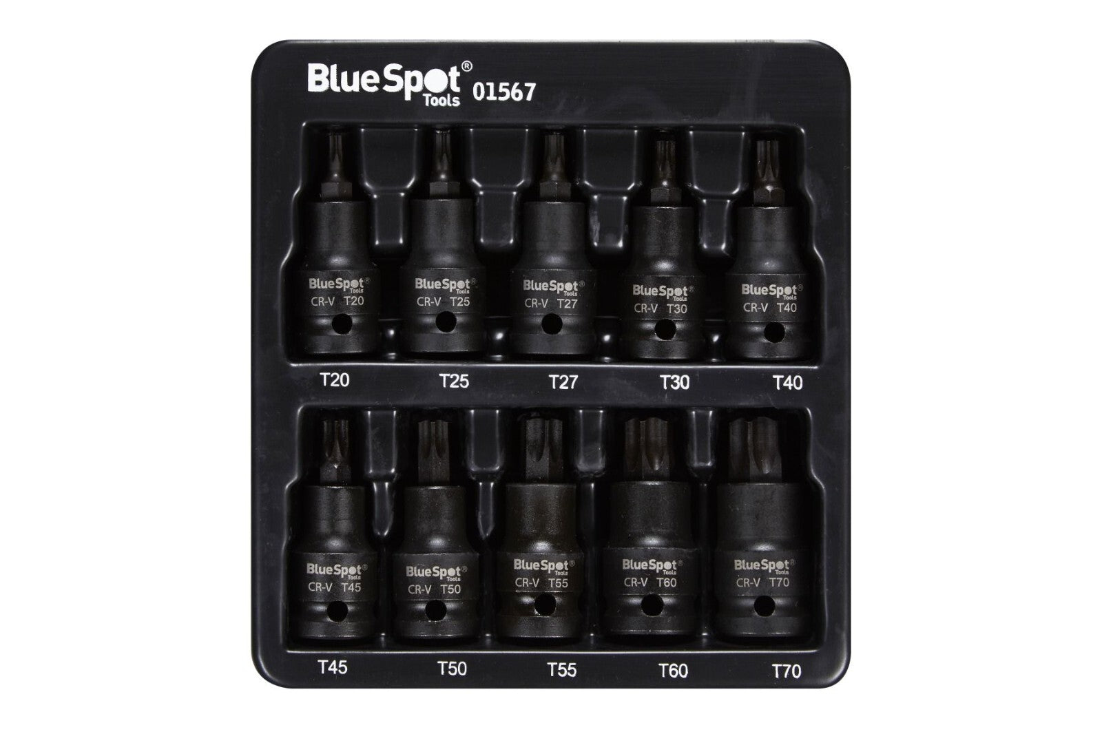 Impact Torx Socket Set 1/2" Drive T20-T70 Star Sockets Bits Lifetime Guarantee - SBW Trading Limited