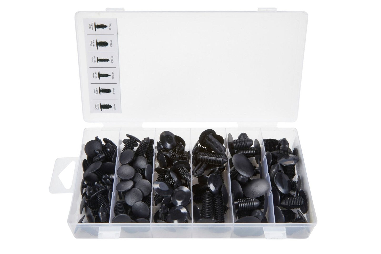 96PC FIR TREE FIXING SET Car Trim Bumper Panel Fasteners Interior Clips Set - SBW Trading Limited