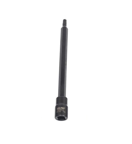 US PRO INDUSTRIAL 15PC EXTRA LONG IMPACT TAMPER STAR BIT SOCKET 1/4" 3/8" 1/2" DR - SBW Trading Limited