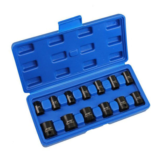 US PRO 13PC 3/8" DR. SHALLOW IMPACT SOCKETS METRIC - SBW Trading Limited