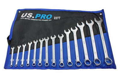 US PRO 14PC METRIC COMBINATION SPANNER SET 6 - 26MM - SBW Trading Limited