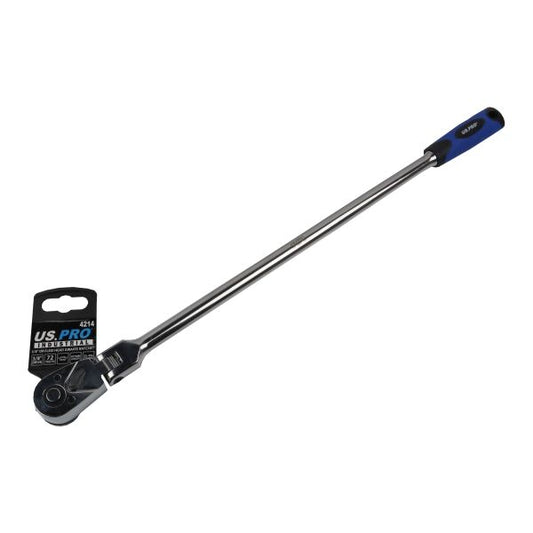 US PRO 3/8" DR 72T 457MM Flexi Head Giraffe Ratchet - SBW Trading Limited