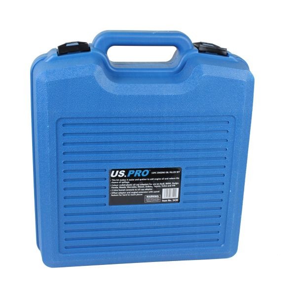 US PRO 15PC Engine Oil Funnel & Adaptor Set 2L