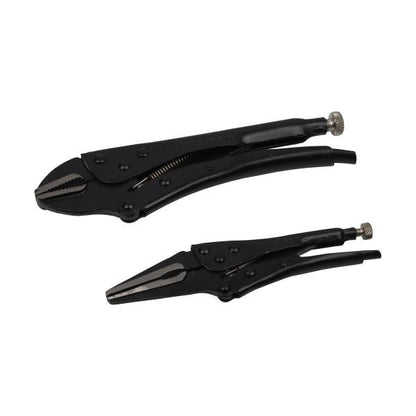 US PRO 4PC Black Locking Pliers Set 5", 6.5", 7", 10"