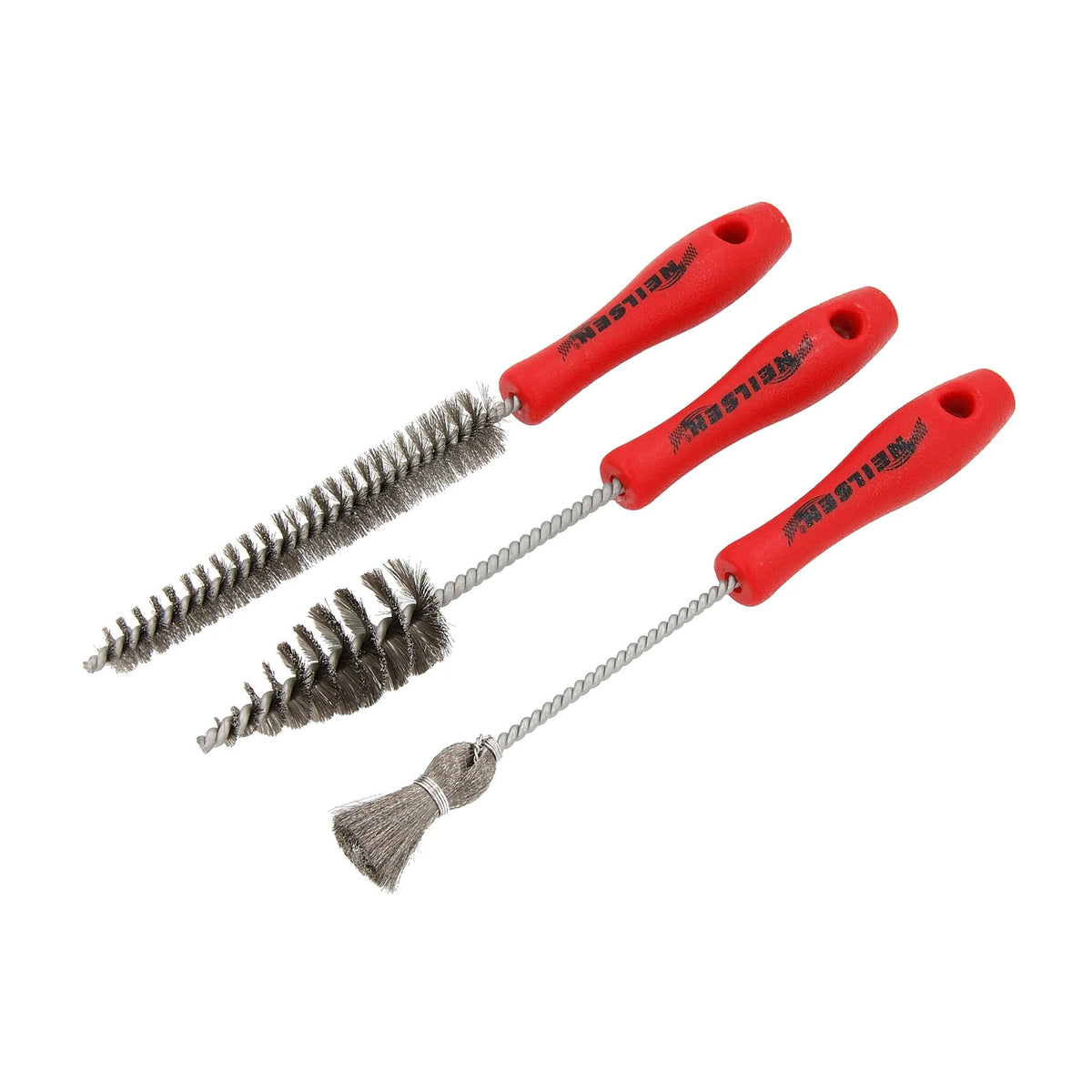 Neilsen Diesel Injector Bore Sleeve Cleaning Set 3Pc Carbon Brush Tool Kit