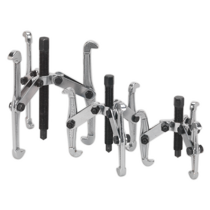 Sealey 3Pc Triple-Leg Hub Puller Set Gear & Bearing Puller 75-150Mm Heavy-Duty