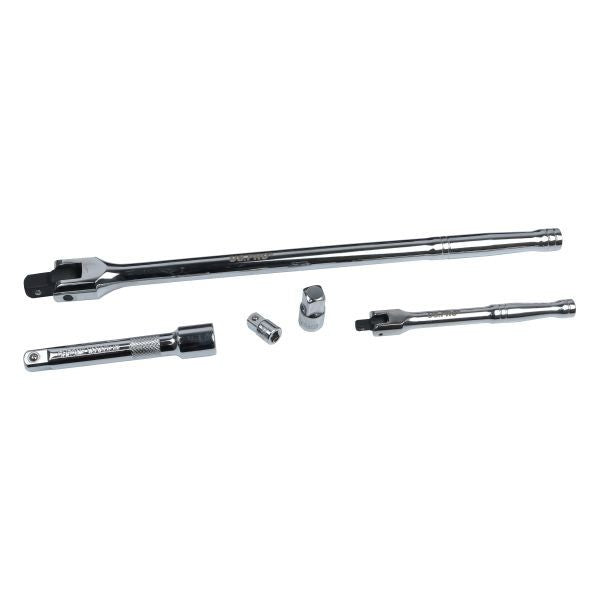 US PRO 10PC Breaker Bar Set 1/4", 3/8", 1/2" Drives with Extensions & Adaptors