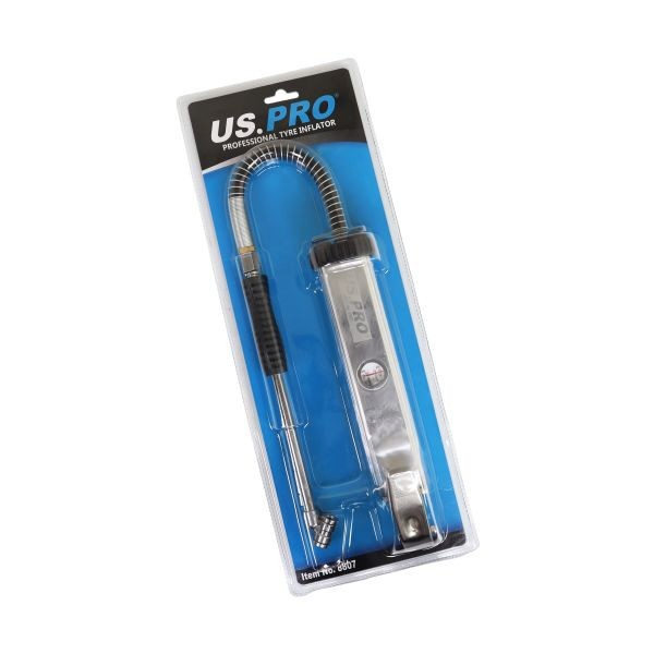 US PRO Tyre Inflator with Gauge 0-160 PSI
