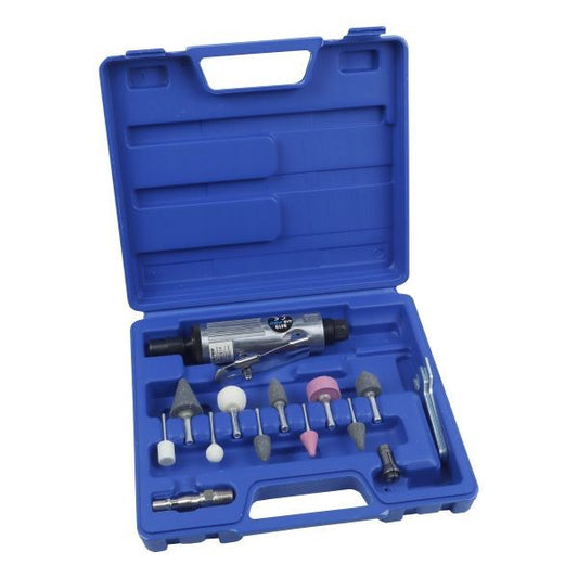 Us Pro Mini 1/4" Die Grinder Kit 25,000 Rpm 157Mm Collet & Stones Wrenches