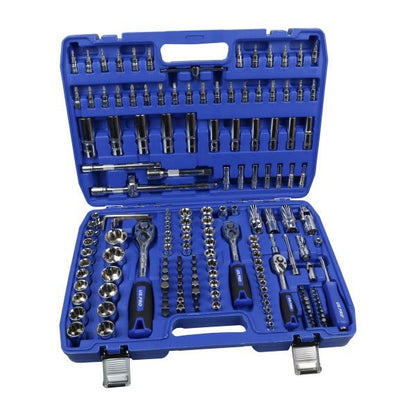Us Pro 172Pc Superlock Metric Socket Set 1/4" 3/8" 1/2" Drives Ratchets & Bits
