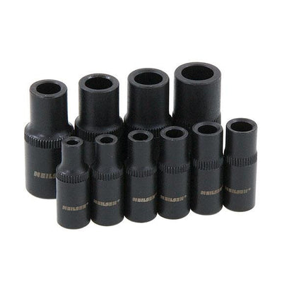 NEILSEN 10PC Magnetic Tap Socket Set 1/4" & 3/8" Drive M1.5–M14