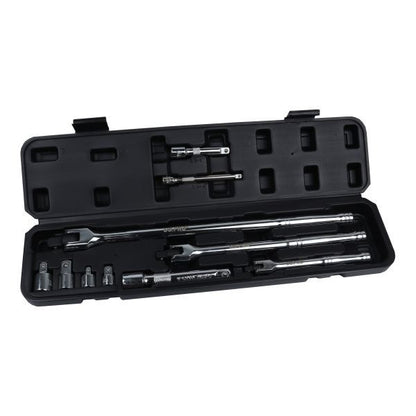 Us Pro 10Pc Breaker Bar Set 1/4" 3/8" 1/2" Drives Extensions & Adaptors