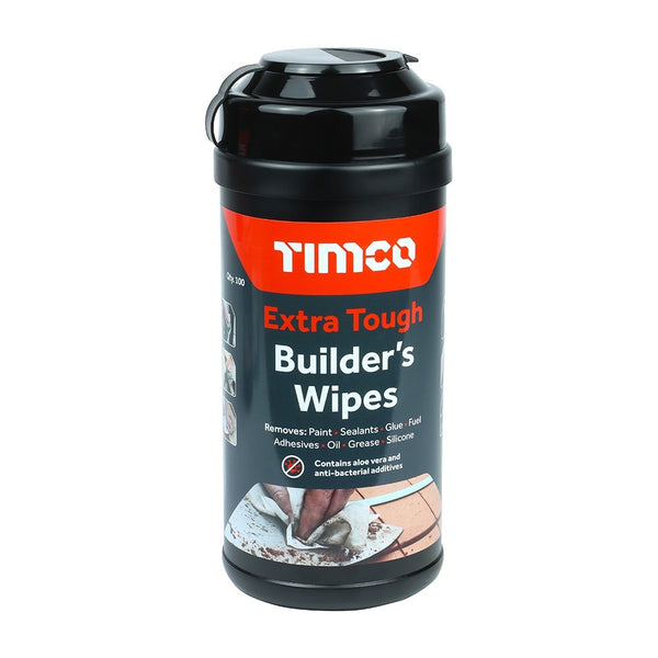Timco Extra Tough Builders Wipes 100 Tub