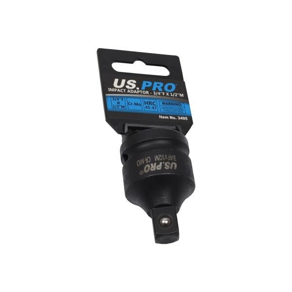 Us Pro 3/4" F To 1/2" M Impact Adapter Cr-Mo Steel 56 Mm Hrc 43-45 Reducer