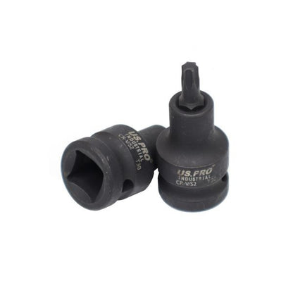 Us Pro 1/2" Drive Impact Torx Bit Socket T30 53Mm Cr-V S2 Single Star