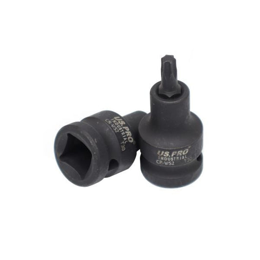 Us Pro 1/2" Drive Impact Torx Bit Socket T30 53Mm Cr-V S2 Single Star