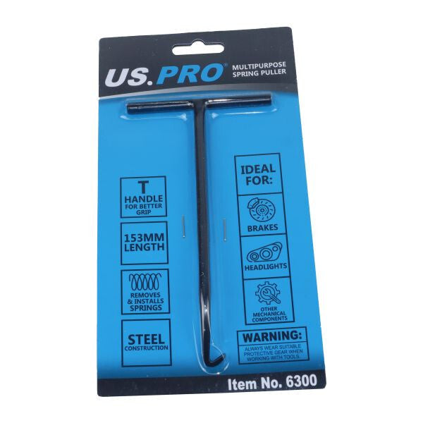 Us Pro Multipurpose Spring Puller | T-Handle Tool For Brake & Headlight Springs