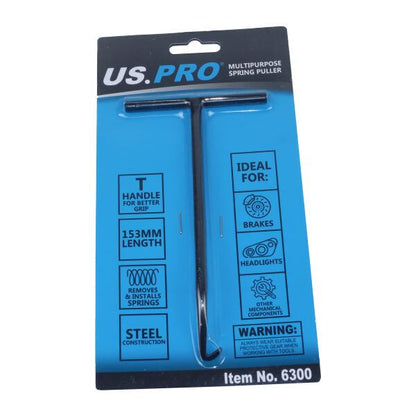 Us Pro Multipurpose Spring Puller | T-Handle Tool For Brake & Headlight Springs