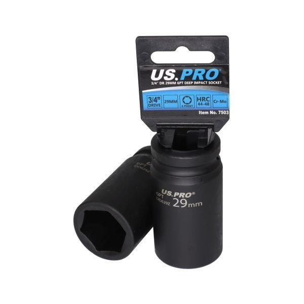 US PRO 29MM Deep Impact Socket 3/4" Drive 6 Point