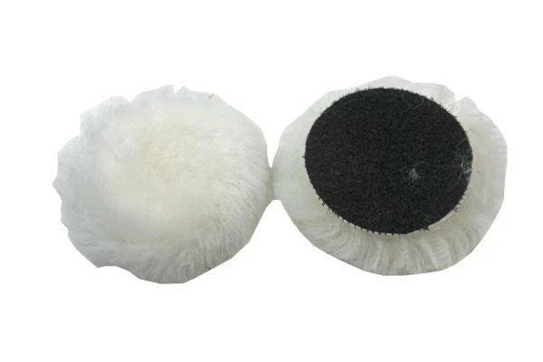 VEWERK 10PC 75MM Australian Wool Polishing Mops Hook & Loop