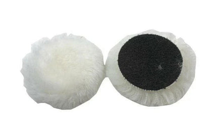 VEWERK 10PC 75MM Australian Wool Polishing Mops Hook & Loop