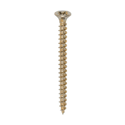 Timco 4.0 x 50mm Chipboard Woodscrews PZ2 Double Countersunk Head 400 Pack