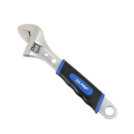 Us Pro 12 Inch Adjustable Wrench Spanner Chrome Vanadium Steel Grip Handle