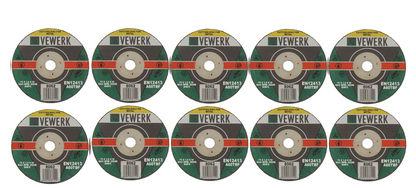 100 Pack 3" x 1mm Thin Metal Cutting Discs