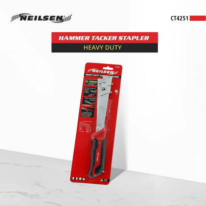 NEILSEN Heavy Duty Hammer Tacker Stapler