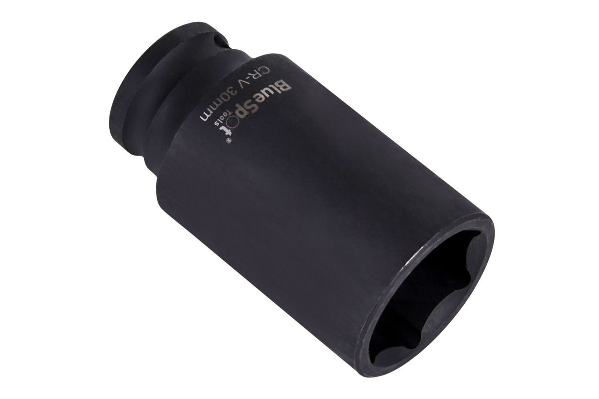 BlueSpot 30MM Deep Impact Socket 1/2" Drive 6 Point