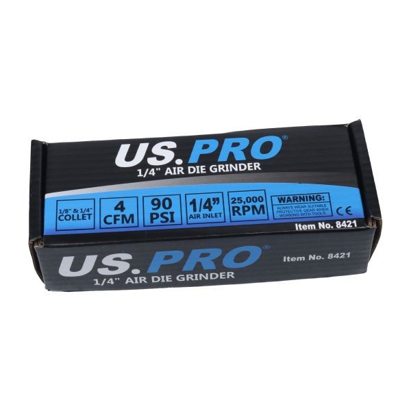 US PRO 1/4" Air Die Grinder with 3mm & 6mm Collets