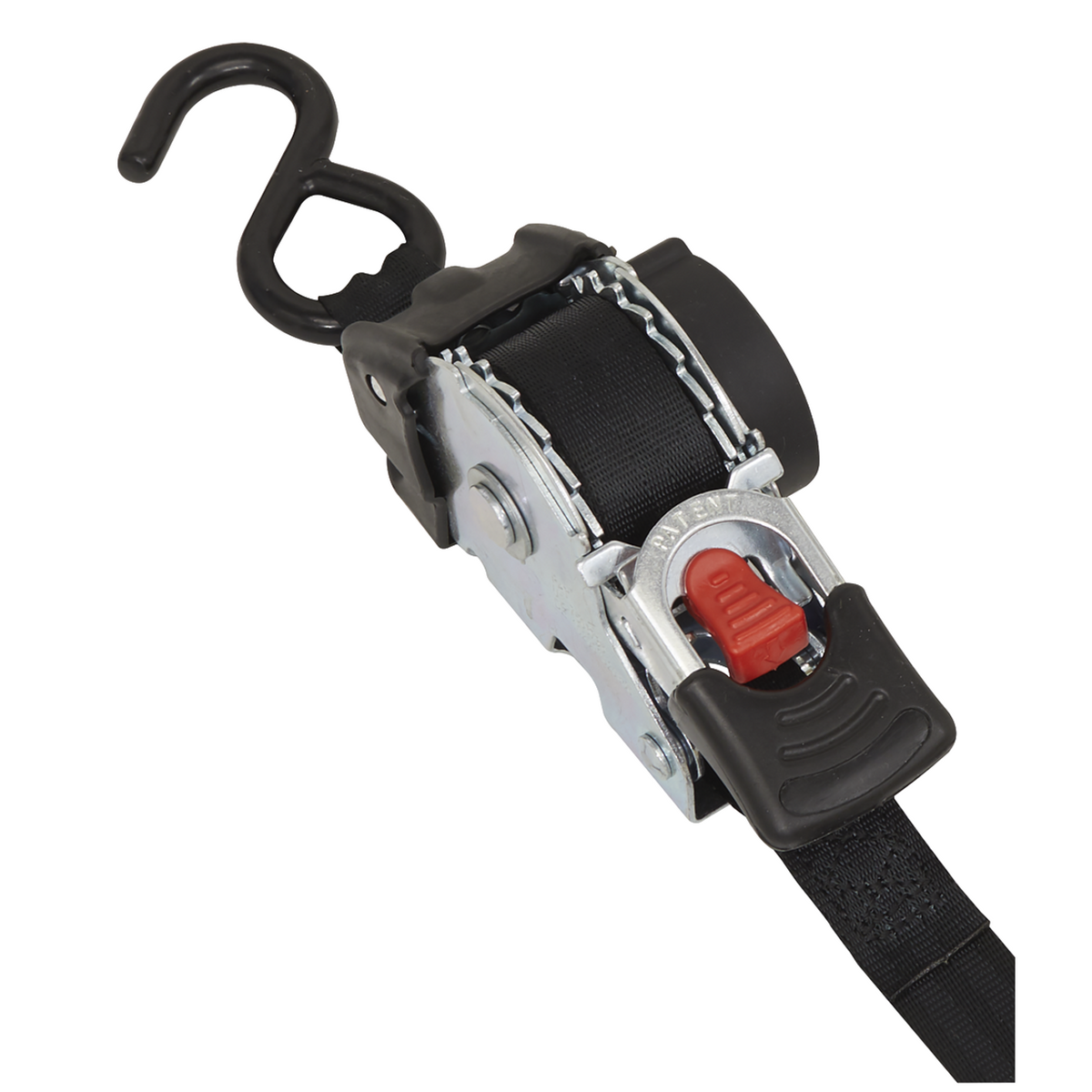 Sealey Twin Pack Auto-Retractable Ratchet Tie Downs 25MM x 3M 600Kg