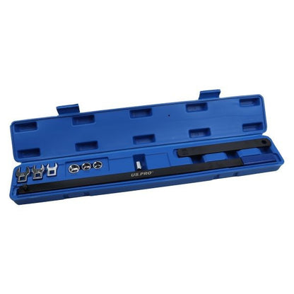US PRO Serpentine Belt Tool Set 3/8" Drive Sockets & Crowfoot Bars