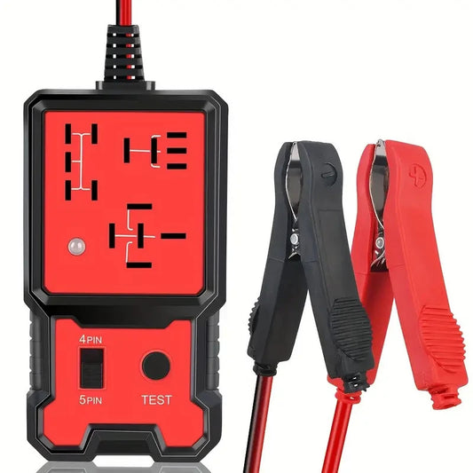 Automotive 12V Relay Tester 4/5 Pin Car Electrical Circuit Test Tool Led Checker