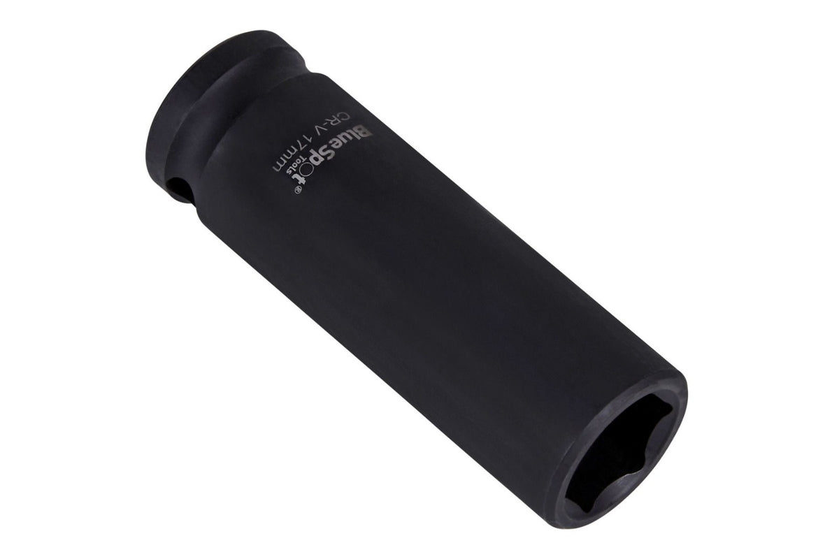 BlueSpot 1/2" Drive 17MM Deep Impact Socket 6 Point
