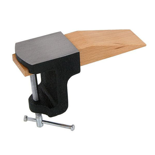 Neilsen Jewellers Bench Pin & Anvil Set | Clamp-On Hardwood & Cast Iron Combo