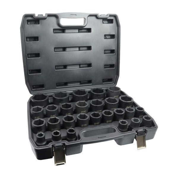Us Pro 27Pc 3/4" Drive 6Pt Long Reach Impact Sockets 17-60Mm Cr-Mo Hgv