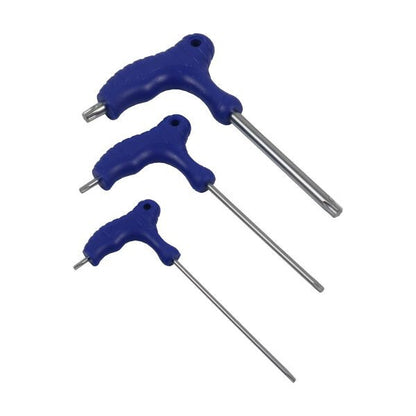US PRO 10PC T-Handle Torx Key Set T9–T50 with Storage Rack