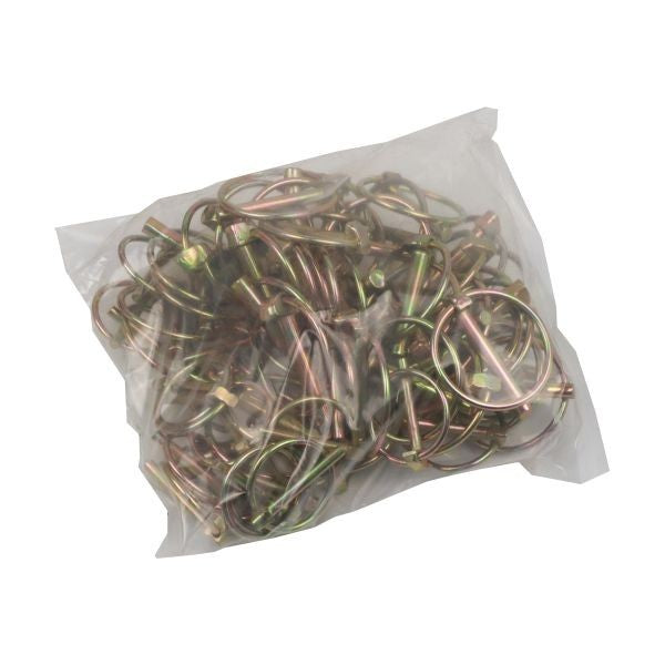 Us Pro 60Pc Assorted Lynch Pins 4.5Mm 6Mm 8Mm Shaft Ring Clip Retaining Set