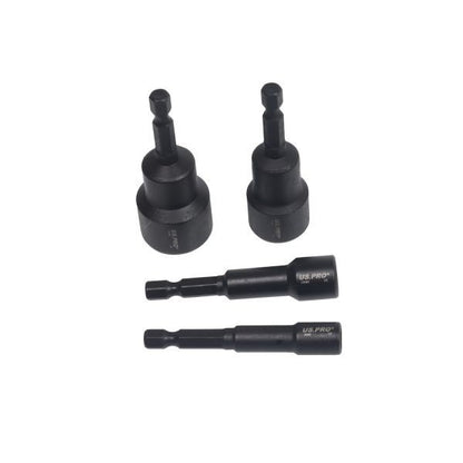 US PRO 14PC 1/4" Hex Magnetic Impact Nut Driver Set Metric 6-19MM
