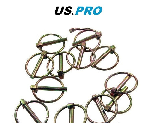 US PRO 60PC Assorted Lynch Pin Set 4.5MM, 6MM & 8MM