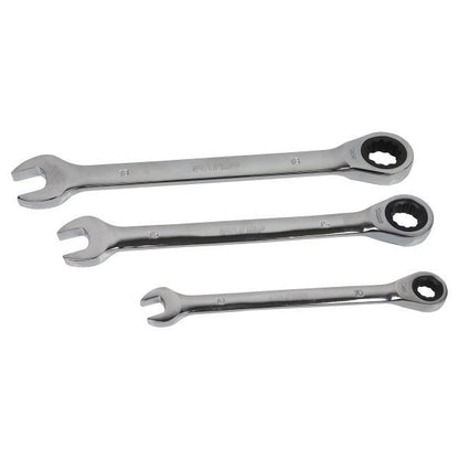 US PRO 12PC Gear Ratchet Combination Spanner Set 8-19MM