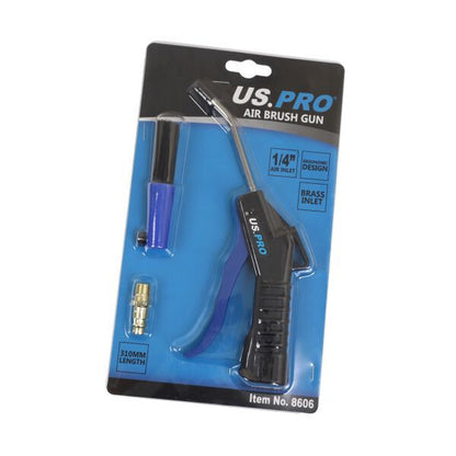 US PRO Air Duster Gun with Brush 1/4" Inlet