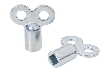 BlueSpot 2PC Radiator Bleed Keys Zinc Alloy