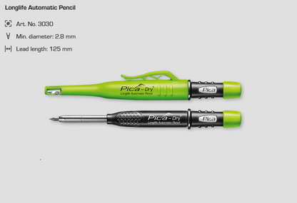 Pica Dry Longlife Automatic Pencil Construction Marker Art.3030 2.8Mm Lead