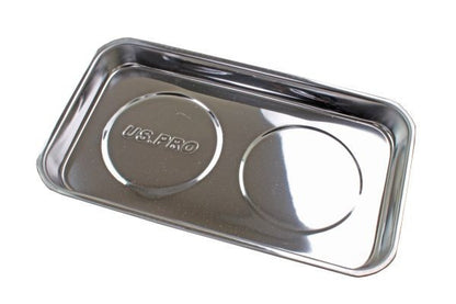 Us Pro Double Magnetic Parts Tray Stainless Steel 140X240X22Mm