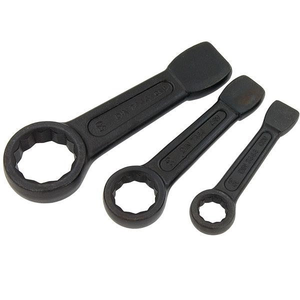 NEILSEN 10PC Slogging Ring Spanner Set 24-50MM